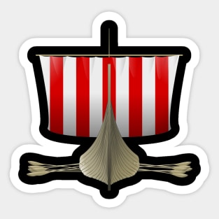 Viking ship Sticker